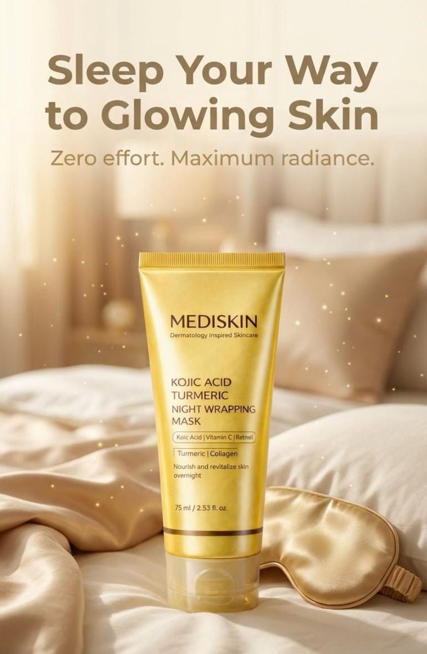 Mediskin Turmeric Overnight Wrapping Face Mask